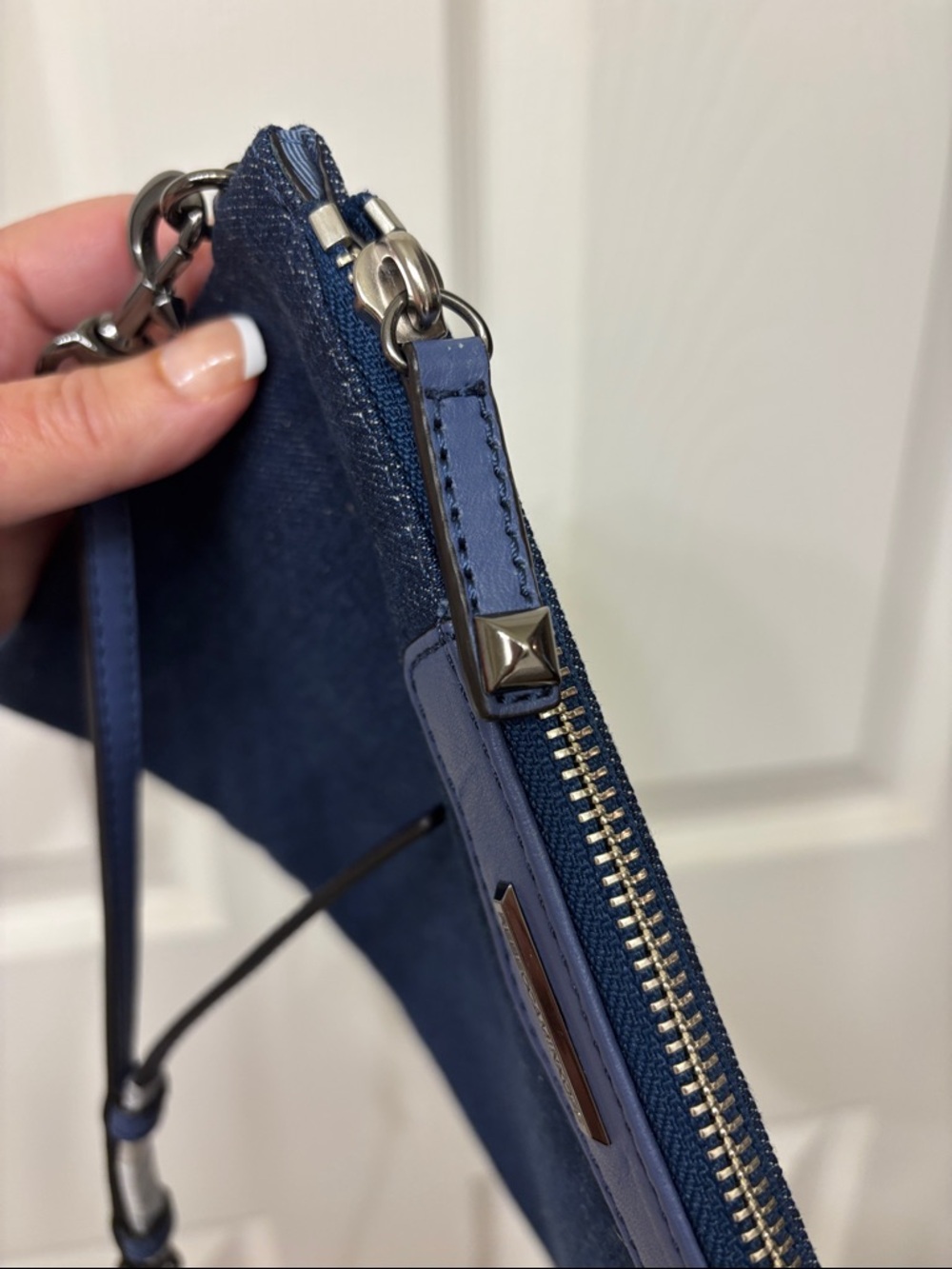 Rebecca Minkoff denim crossbody NWOT - Picture 4 of 7